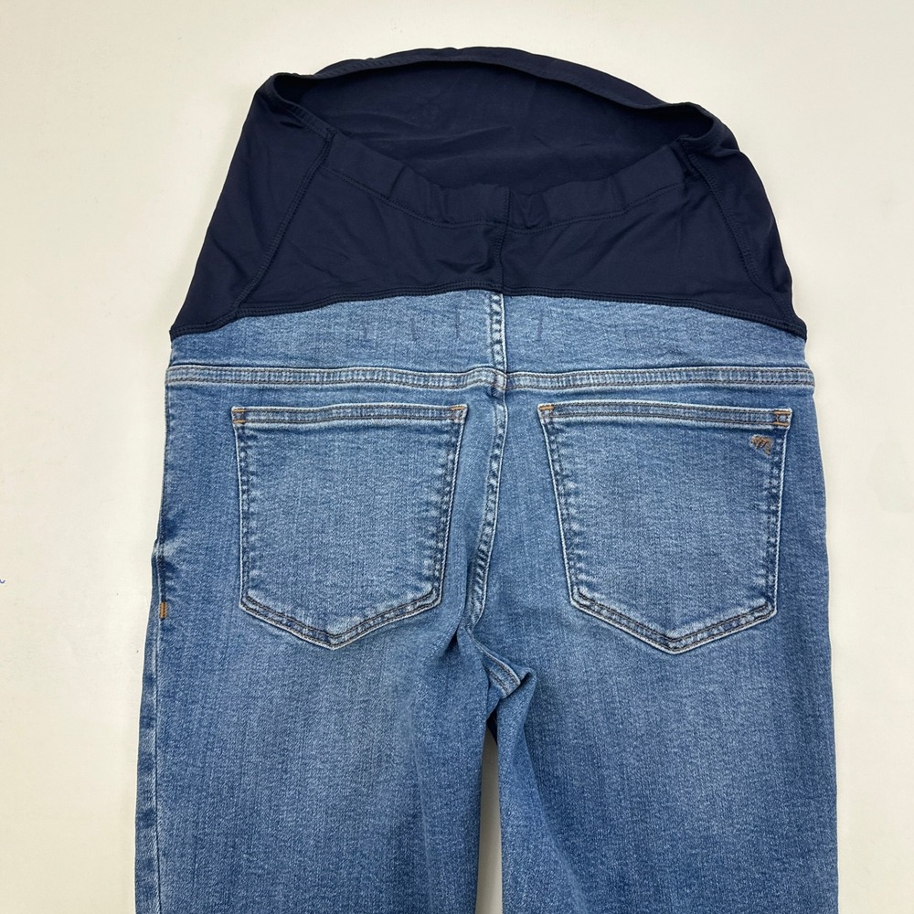 Madewell‎ Maternity Skinny Crop Jeans Womens 27 Blue Over Belly Medium Wash - Picture 5 of 5